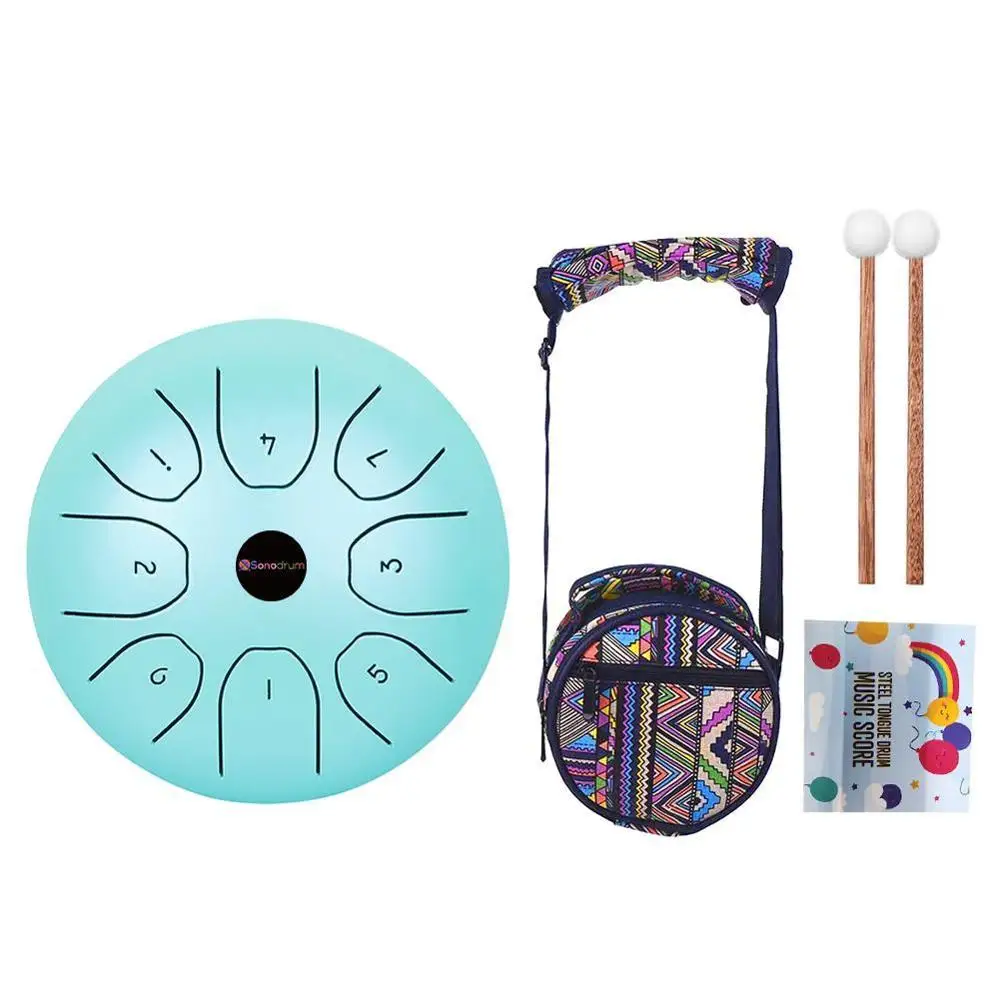 

Percussion Instruments Tongue Drum Tune Steel Drum Tank Drums With Drumsticks Carrying Bag Percussion Instruments Handpan Gift
