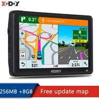 xgody gps navigation for car 7 inch 256mb8gb truck gps navigation vehicle voice navigation car satellite europe russia free map