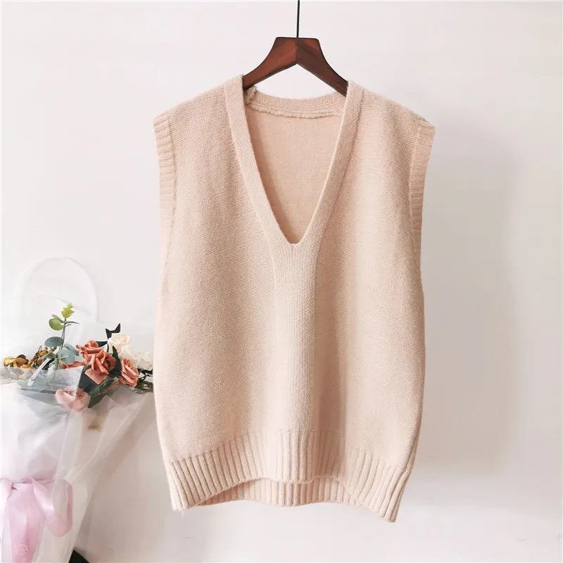 Sweater women front short back long round collar autumn new Korean fashion full sleeve solid color | Женская одежда