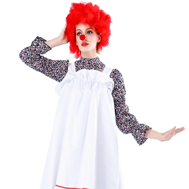 Новинка 2019 косплей Хэллоуин женский костюм безумный клоун ролевые игры цирк