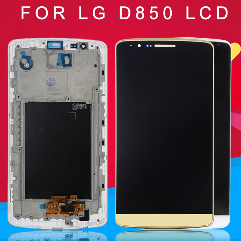 Dinamico запасная часть D850 Lcd для LG G3 LCD сенсорный экран дигитайзер сборка D851 D855