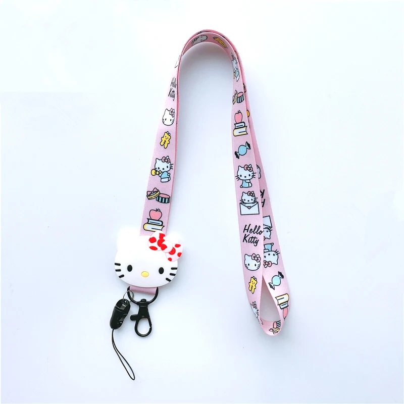 Милый мультяшный ремешок на шею для телефона шнурок телефонов iPhone huawei камера USB