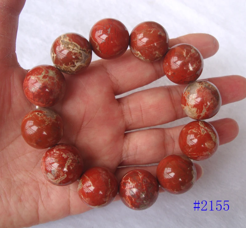 Браслет из натуральной красной яшмы ювелирные украшения для мужчин и женщин