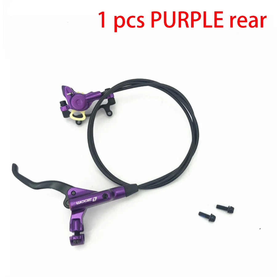 Purple rear 1 pcs Зум HB-875 горный велосипед гидравлический дисковый Тормозной Суппорт тормозной механизм горного велосипеда набор зажимов лучше, чем M315 M395 M447 W/n G3/HS1 ротор - Цвет: Purple rear 1 pcs