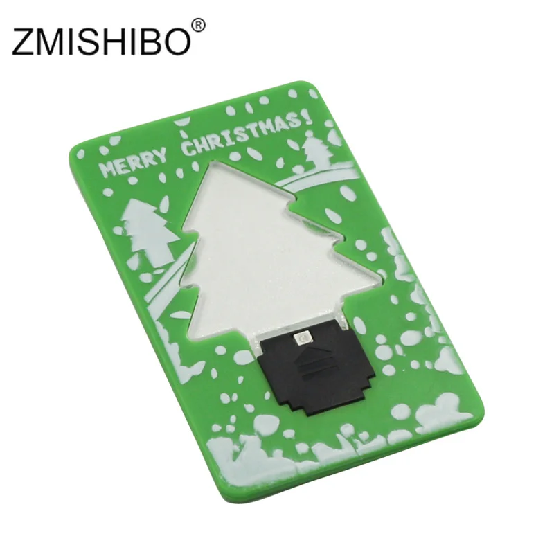 ZMISHIBO 10 шт./лот светодиодная переносная лампа для карт Рождественская елка