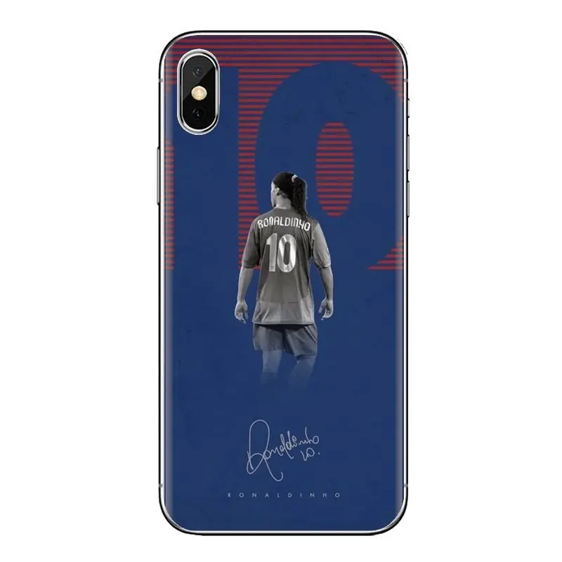 Модные футболист Роналдиньо прозрачный мягкий чехол Чехлы для huawei Коврики Honor 4C 5C
