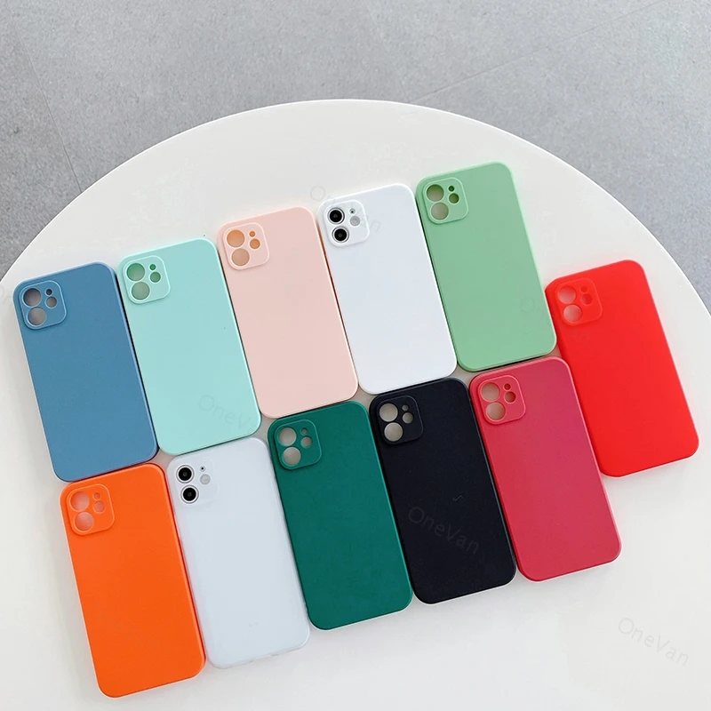 

Phone Case for iPhone 8 7 6s Plus Protective Case for iPhone 12 Pro Max X 11 Art Cartoon Soft Colorful Matte Tpu