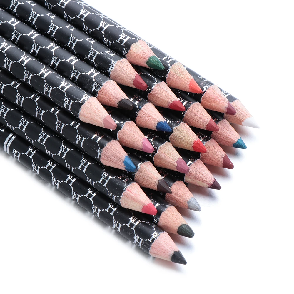 Матовый карандаш для бровей 22 цвета стойкий Водостойкий губ гладкий цветной шелк