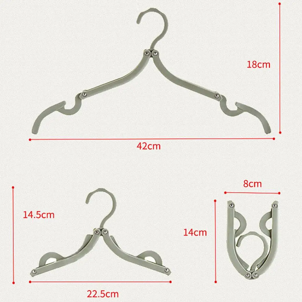 E-doo Magic Folding Hangers Portable Travel Plastic Clothes Coat Racks for Home Outdoor Clothing Hanger | Дом и сад