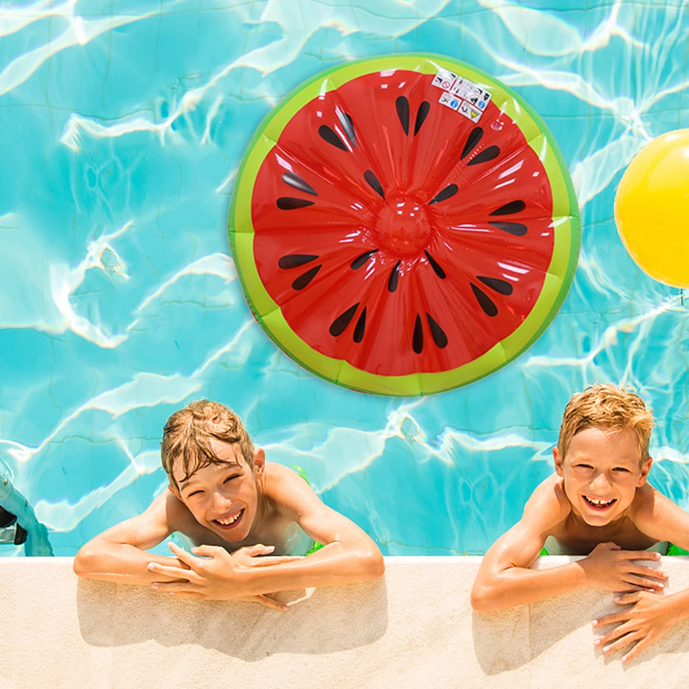

Swimming Circle Beach Sea Party Toys Giant Inflatable Ring Watermelon Pool Float Mattress Sunbathe Beach Mat Air Swimming