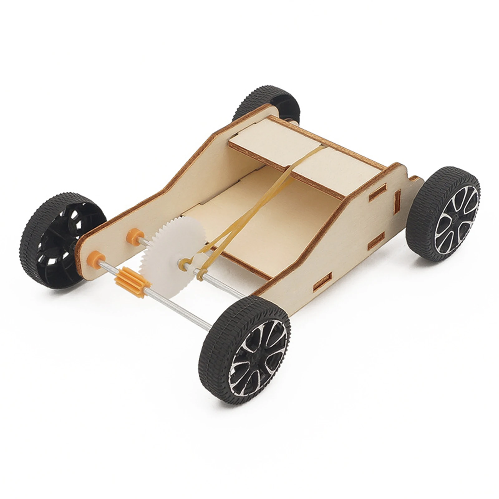 

Creative DIY Science Experiment Kits Personality Simplicity Rubber Band Power Car Model Fun School Project Educational STEM Gift