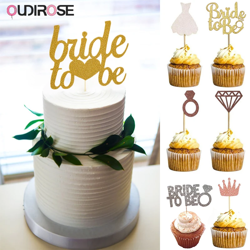 12 шт. украшение для свадебного торта аксессуары блестящая корона кольца кексов