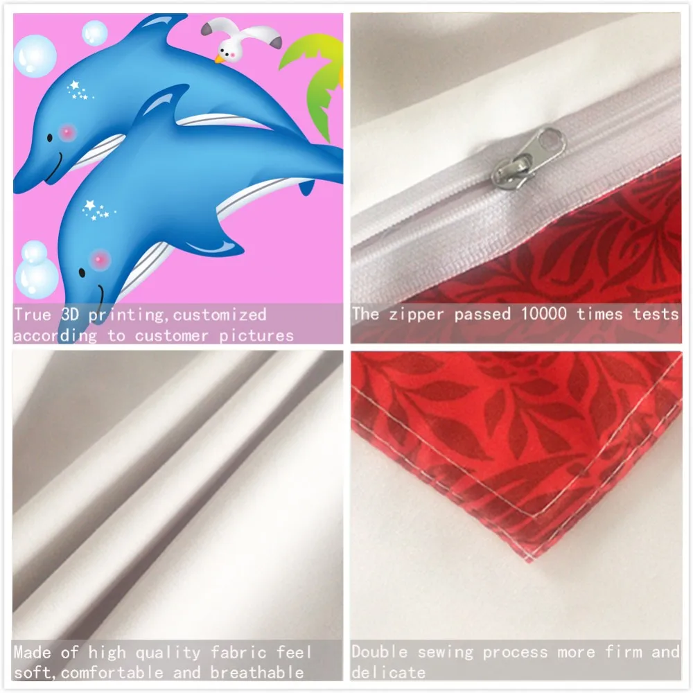 Детский комплект для спальни с украшением 100% микрофибра розовый синий цвет