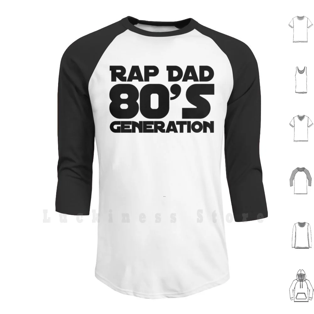 

Толстовка Rap Dad 80's с длинным рукавом, самая лучшая в мире папочка, смешной Юмор для отца, лучший папа, Забавный для отца
