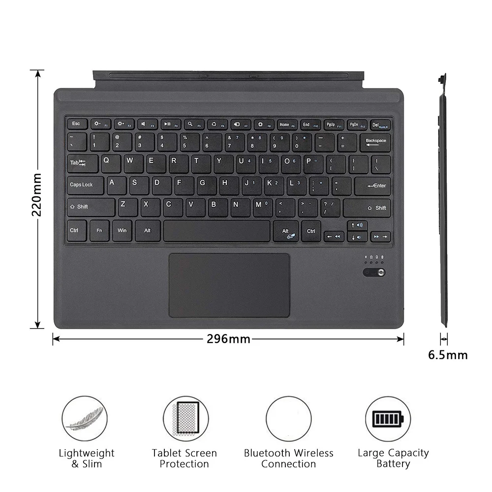 Vococal портативный ультра тонкий планшет беспроводной Bluetooth Магнитная клавиатура с