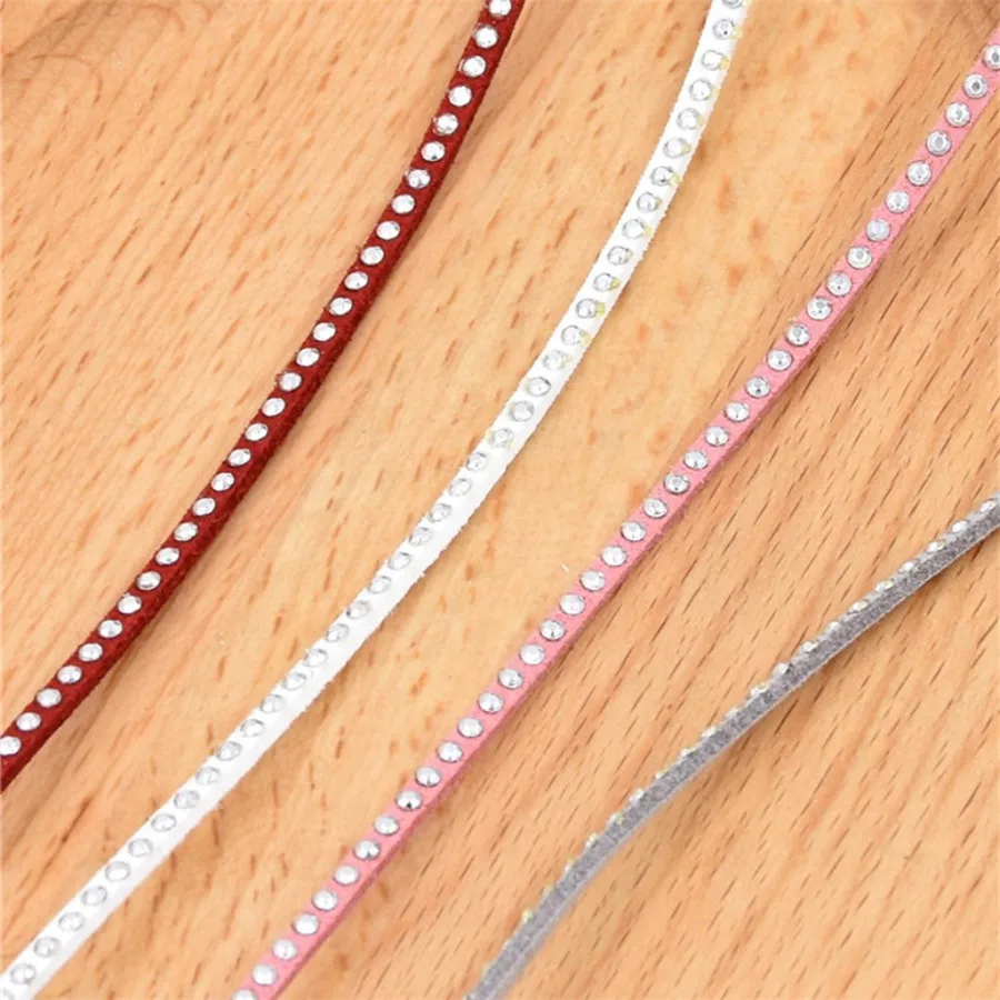 2 мм х 5 метров горячее сверление алмаз плоская кожа кружево Бисероплетение нить