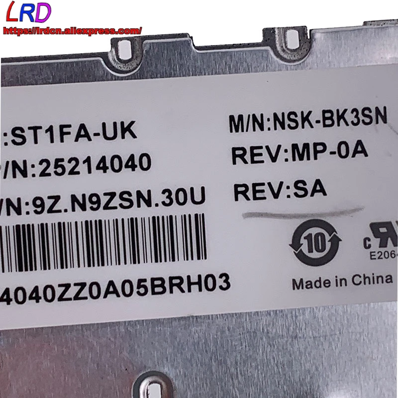 Новая Оригинальная английская клавиатура для ноутбука Lenovo Ideapad A10 25214040 25213981 25214011 |