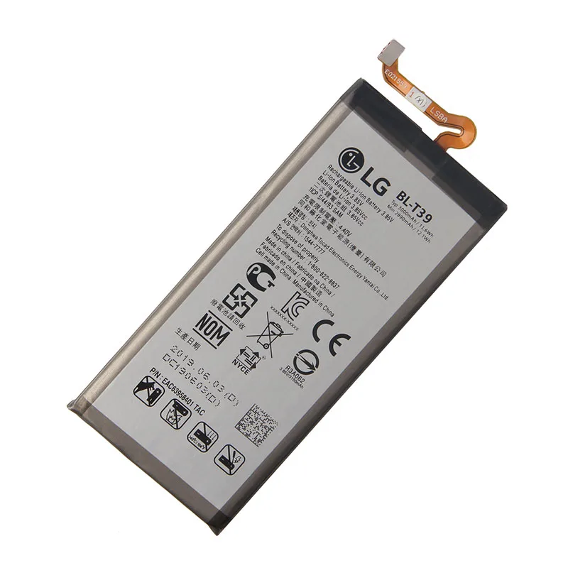 LG BL-T39 аккумулятор для телефона LG G7 ThinQ G710 Q7+ LMQ610 3000 мАч