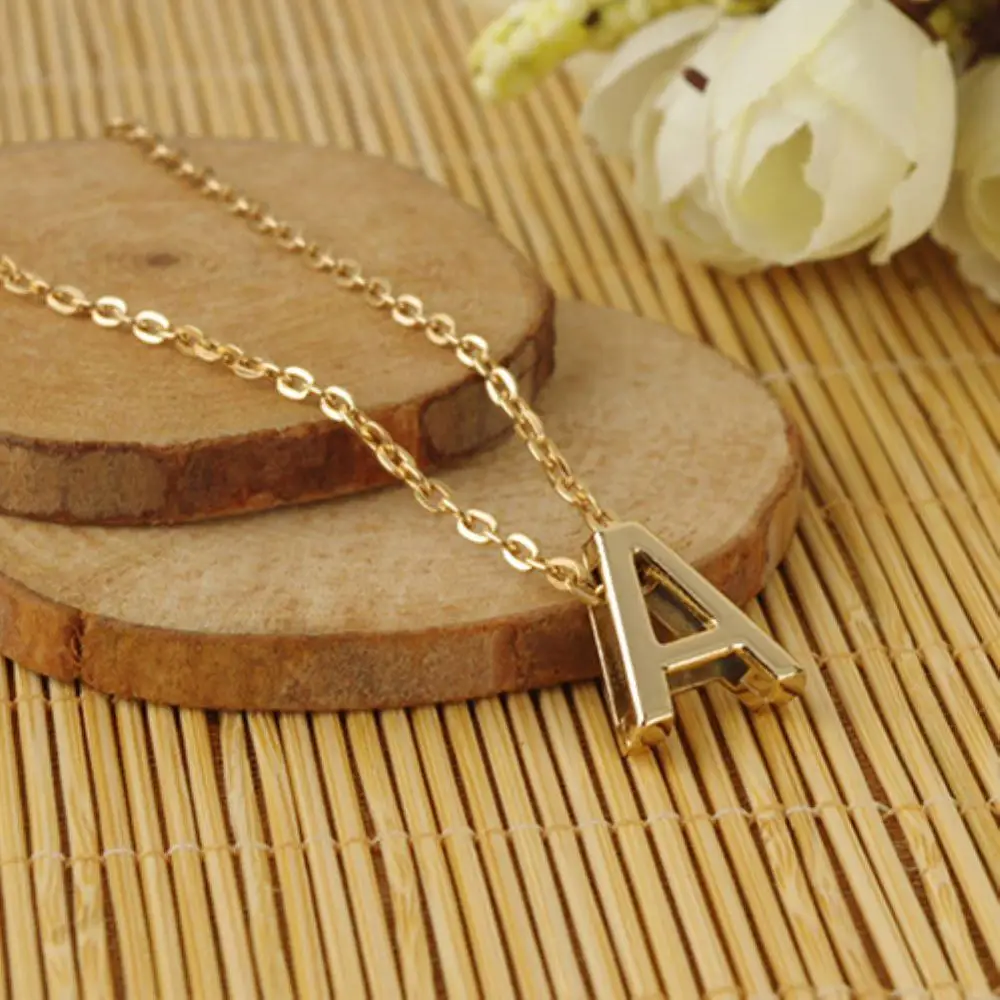 Модные женские ювелирные изделия colar best friends DIY с буквенным A-Z подвеска цепочкой