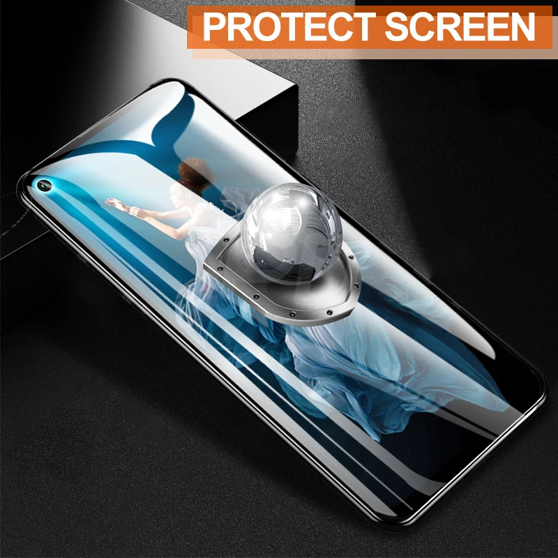 2Pcs Full Cover 9D Tempered Glass For Huawei Honor 20 9X Pro Screen Protector for P20 P30 Lite Protective Film | Мобильные телефоны