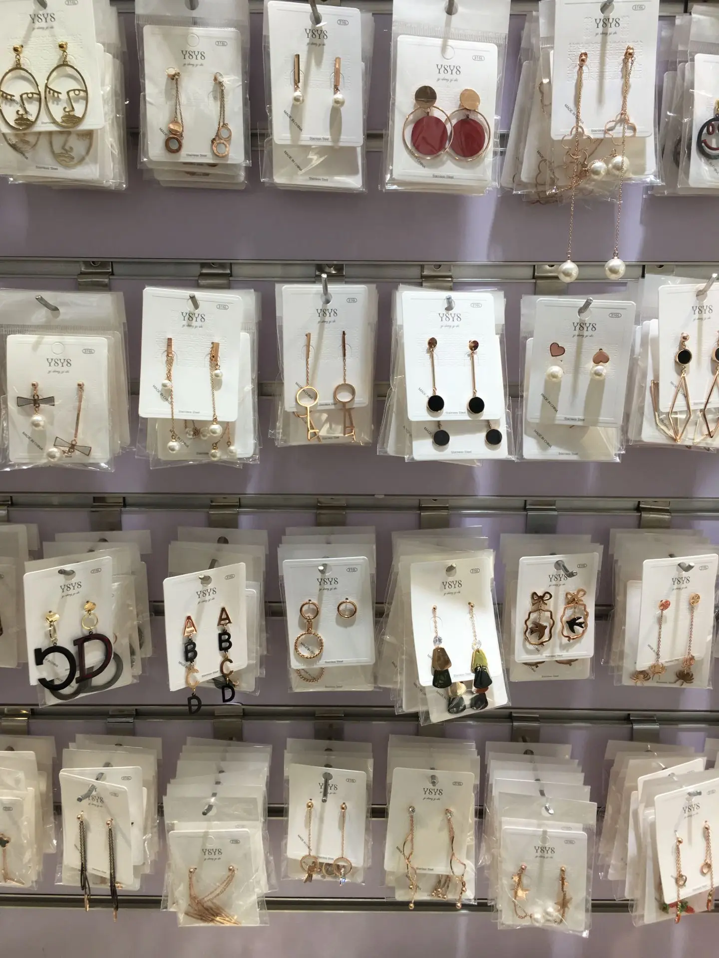 

Серьги женские из нержавеющей стали, 20 шт./лот