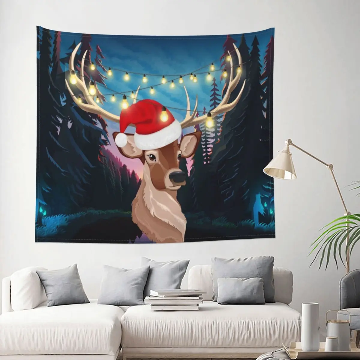 

Noel Collections V3 Tapestry Christmas Santa Noel Decoration Wall Room Home Decor Hanging Bedroom Kawaii Cartom Gift