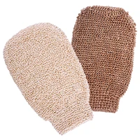 2pcs bath shower gloves mitts for exfoliating and body scrubber eco friendly exfoliating tools
