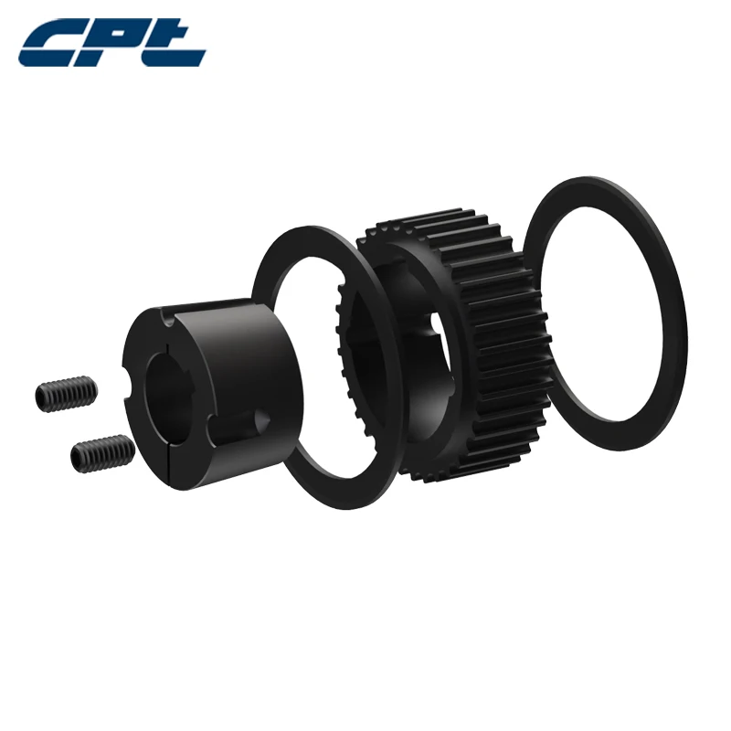 Конический шкив двигателя 8 м 27 зубьев стальной материал Шаг мм для ремней