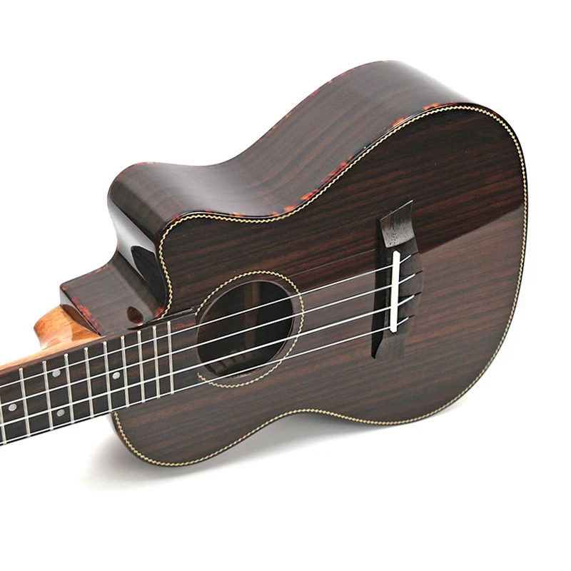 

Dropship-23 Inch Rosewood Ukulele Musical Instrument Guitar 4 String Hawaiian Mini Guitar Rosewood 4 Strings Guitar Instruments