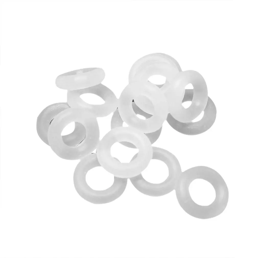 110 Pcs White Keycaps Rubber O-ring Switch Sound Dampeners for Cherry MX Keyboard Dampers Key Cap O Ring Replace BSIDE