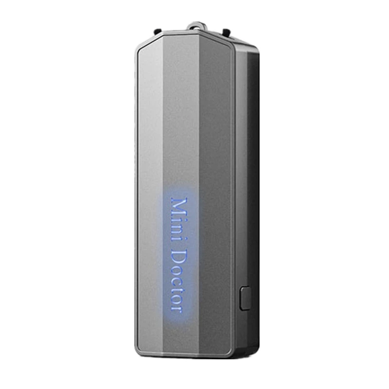 

2Pcs Wearable Air Purifier Necklace Usb Portable Air Freshener Ionizer Negative Ion Generator for Travel - Pink & Gray