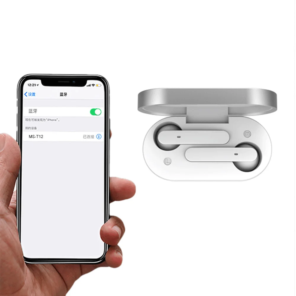 TWS наушники Bluetooth Настоящие Беспроводные стереонаушники Наушники вкладыши для