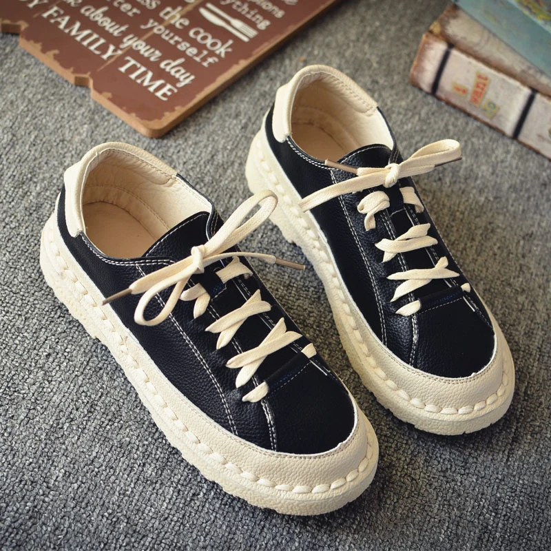 Повседневная обувь с перекрестными ремешками в британском ретро-стиле Модная