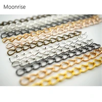 50pcs 6 colors necklace extender bracelet extender extension tails diy craft jewelry finding making matching connectors hk021