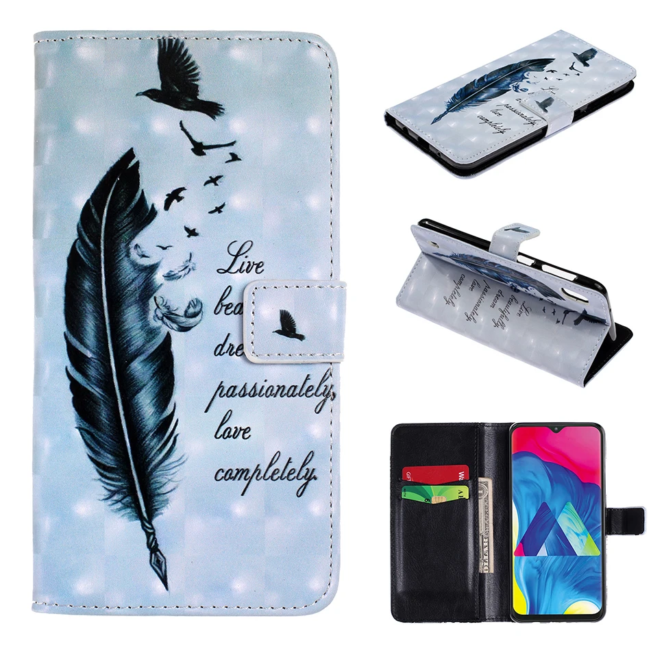 Coque флип чехол для телефона из искусственной кожи для samsung Galaxy S10 S10e S9 S8 плюс S7 S6 край S5 A10 A20 A30 A40 A50 A70 M10 M20 M30 крышка