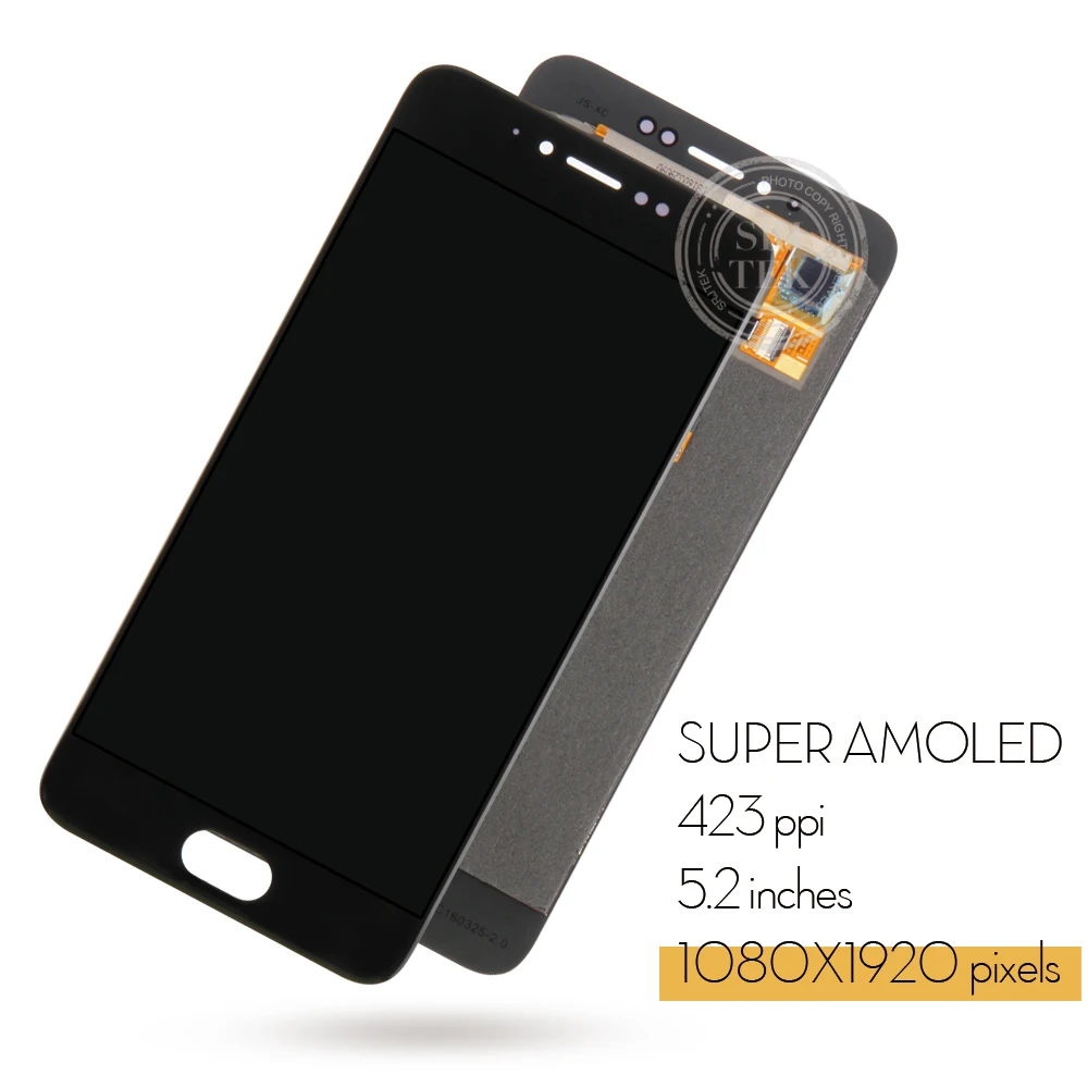 ЖК дисплей Super AMOLED для MEIZU Pro 6 с сенсорным экраном M570M M570H дигитайзер в сборе 5 2