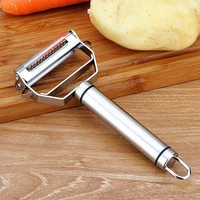 multifunctional paring knife manual fruit peeler cutter pulp separator plastic knife kitchen vegetable tools kitchen gadgets