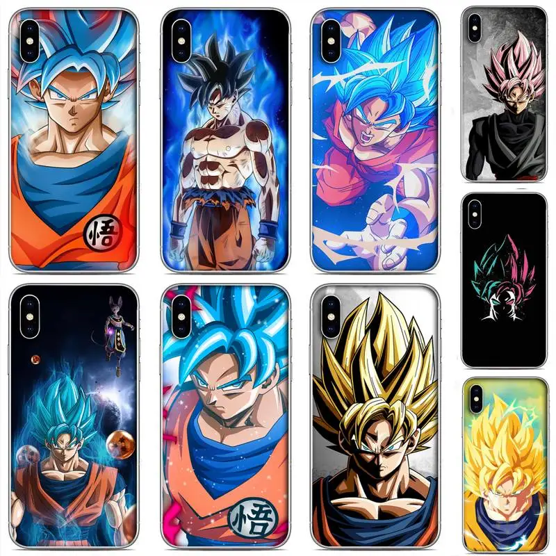 

Dragon DBZ Ball Phone Case For Clear-Iphone 5 5s se 6 6s 7 8 11 12 X Xs Xr Pro Plus Max Mini Cover