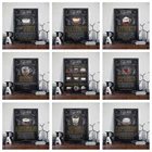 Картина-доска в стиле ретро, домашний Настенный декор, картина в винтажном стиле, рецепт на кофе, для комнаты, кафе, кухни, ресторана, качественные холщовые постеры