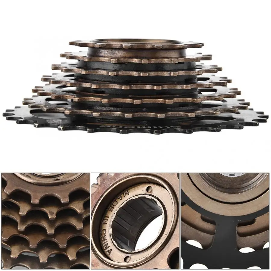 Сверхлегкая кассета свободного колеса для велосипеда 7 скоростей сменный