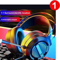 gaming headset gaming headphones for pc with microphone 7 1 surround stereo volume control for computer laptop ps4 xbox