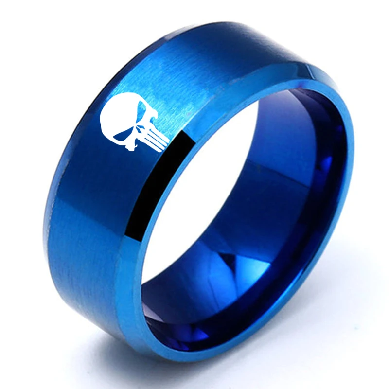 MOREDEAR 8 мм титановое кольцо с черепом для мужчин и женщин|Кольца помолвки| |