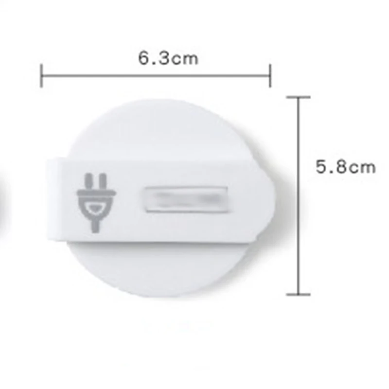 3pcs Creative Storage Holders Racks Power Plug Wall Holder Self Adhesive Hanger Socket Kitchen Appliance Wire Cord Stick Hook | Дом и сад