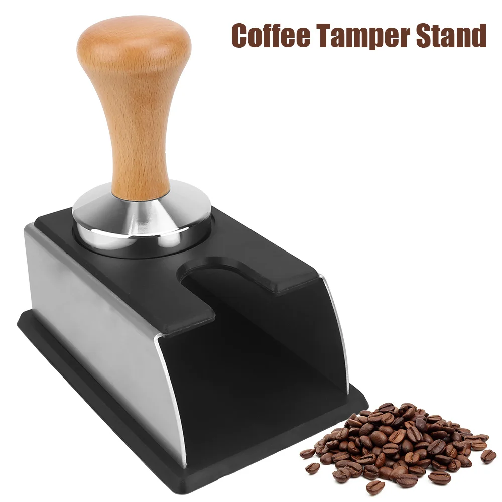 

HILIFE Coffee Tool Storage Base Stainless Steel Tamping Stand for Coffee Machine and Coffee Tamper Coffee Tamper Stand