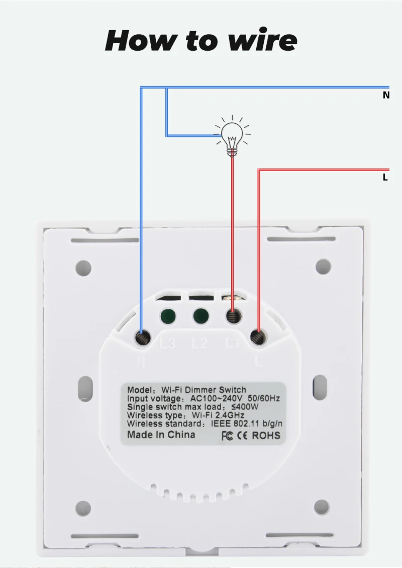 

Tuya WiFi Smart Life Light Switch With Glass Panel, Touch Sensor Smart Wall WIFI 3gang Switch Voice Work With Alexa, Google Home