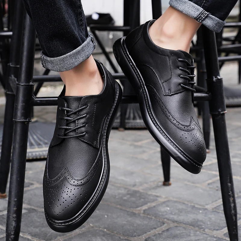 

Mens Causal Shoes Spring Casual Shoes Causal For Men Men's Leather Fashion Sneakers Black Man Shoe Zapatillas Hombre Sport