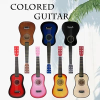 23 inch 6 strings children guitar smooth edge wood educational mini acoustic guitar for entertainment