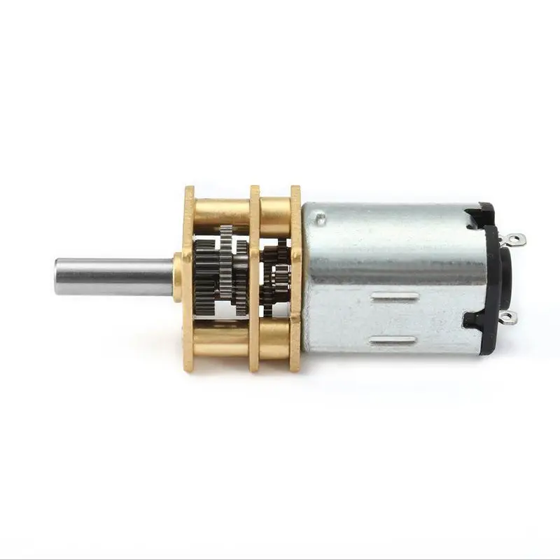 DC 12V 100RPM микро для снижения скорости двигателя мини коробка передач мотор с 2