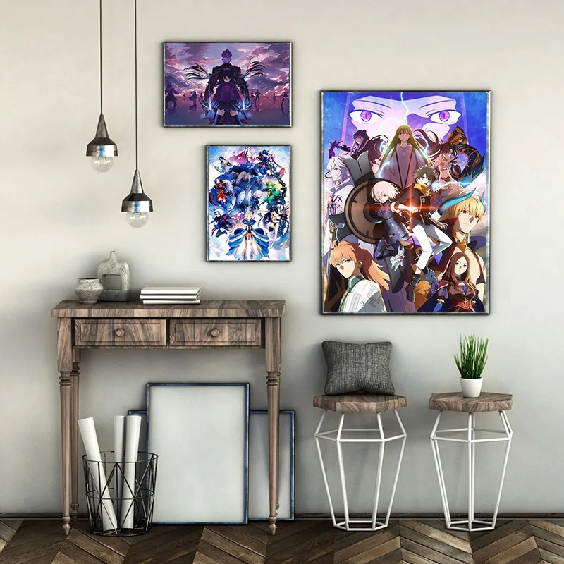 

Anime FateGrand Order White Coated Paper poster home decoration room wall sticker