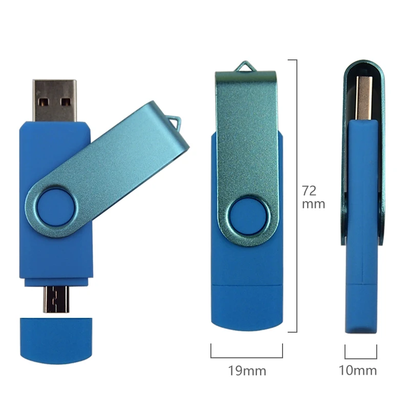 OTG флеш накопитель USB 64 ГБ 32 16 8 2 0 флешки для Android смартфона диск (более 10 шт.